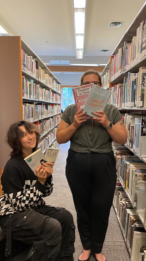 We get pretty excited over resources here in the campus library. The Library and Learning Commons contains far more than just books to borrow! You can also find: • A printer for students to use (save yourself a trip to the print shop!) • Graphic novels • Research help • Quiet study spaces • Computers for students to use — including the ability to borrow laptops and other equipment like calculators …just to name a few! There are a lot of resources available at the library, you just have to drop i