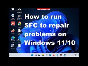 Run System File Checker SFC scannow to fix computer issue on Windows 11 / 10