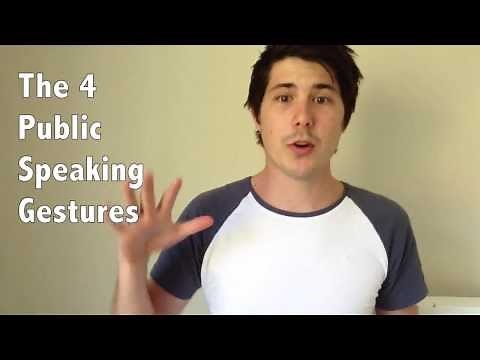 The 4 Public Speaking Gestures And How To Use Them