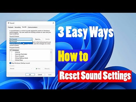 How to Reset Sound Settings on Windows 11 (3 Easy Ways)