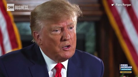 See interview footage of Piers Morgan interview Trump calls 'deceptive'