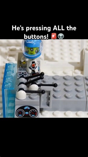 LEGO Space Roller Coaster ALARM! 🚨 Stop Motion Action