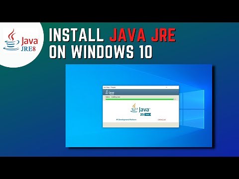 How to Install Java JRE on Windows 10
