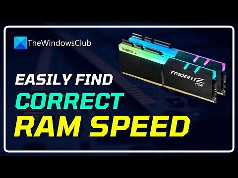 How to Fix WRONG RAM SPEED on Windows 11/10 [EASILY FIX]