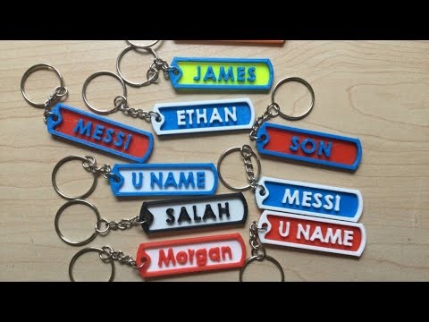 3D Printing Customized Keychains | 3d printing business #3dprinting #3dprintingissues