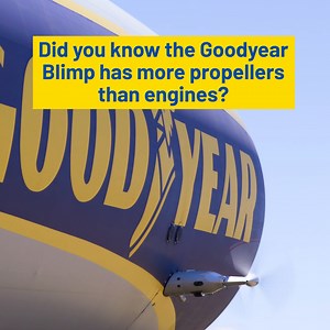 These just might be the most unique engines in all of aviation. | Goodyear Blimp