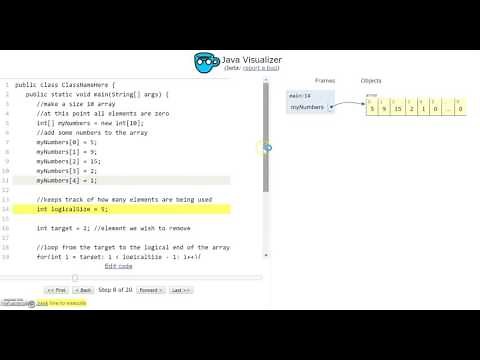 Remove Array Element in Java