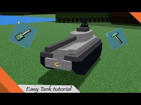 Tutorial how to make a EASY tank - Build A Boat For Treasure