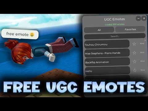 UGC Emote Admin Script GUI - ROBLOX EXPLOITING