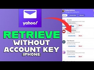 How to Retrieve Yahoo Mail Without Account Key in iPhone 2025?