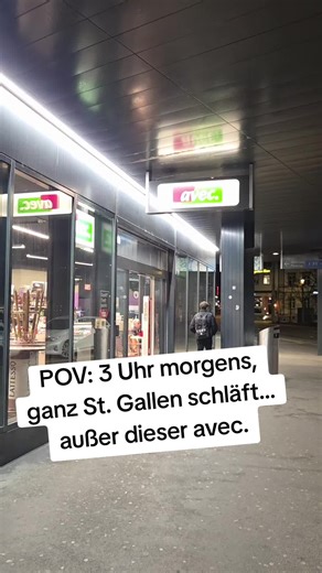 POV: Dieser avec in St. Gallen kennt mehr Geheimnisse als deine engsten Freunde 👀 Wer hier noch nie um 2 Uhr morgens stand, lügt.#stgallen #avec #pov #fyp #viral