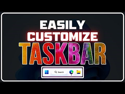 How to CUSTOMIZE the TASKBAR in WINDOWS 11 [Tutorial]