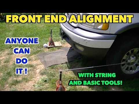Auto Front End Alignment Made Easy. Do it yourself.