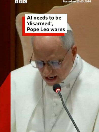 Pope Leo commended the use of AI in warfare, decried the way AI impacts politics and issued a