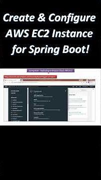 Create & Configure AWS EC2 Instance for Spring Boot!
