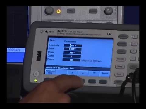 Creating Arbitrary Waveforms with 33500 Series Function Generator