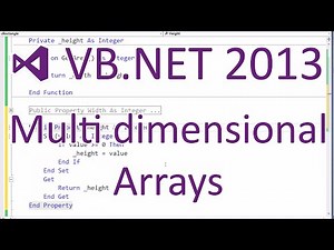 VB.NET 2013: Multidimensional Arrays - Creating, using and a text based game