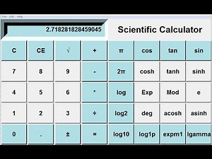 How to Create Scientific Calculator in Python - Full Tutorial