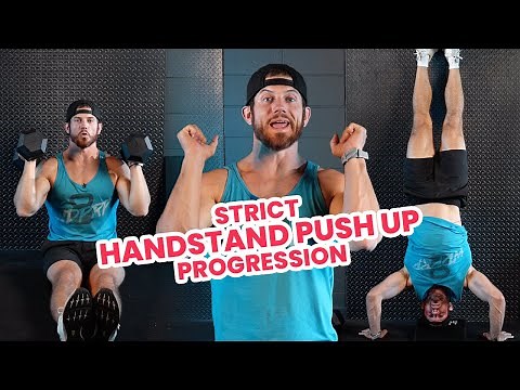 Strict Handstand Push-up Progression (3 Steps!)