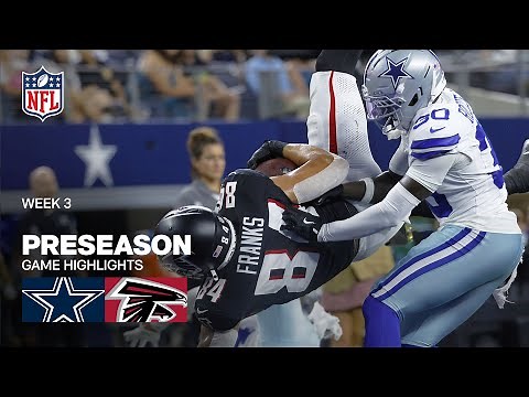 Atlanta Falcons vs. Dallas Cowboys Game Highlights | 2025 Preseason Week 3