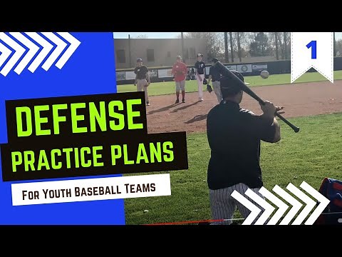 Baseball Team Defense Drills for 9 to 15 year olds | Practice Plan #1