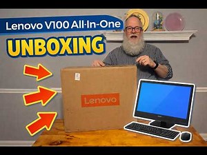 Lenovo IdeaCentre All-in-One Computer Unboxing and Setup | Complete Beginner Guide