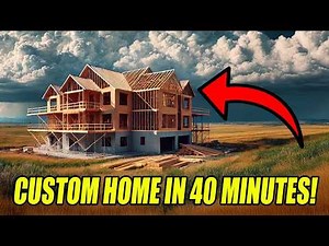 Building A Custom Home In 40 Minutes!
