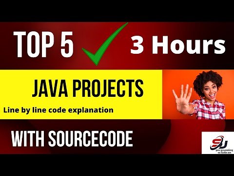 🔴 #javaprojects #miniprojects Top 5 Java Projects with Full Explanation and Source code 🔥 🔥