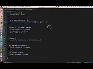 Static Methods in JavaScript Classes