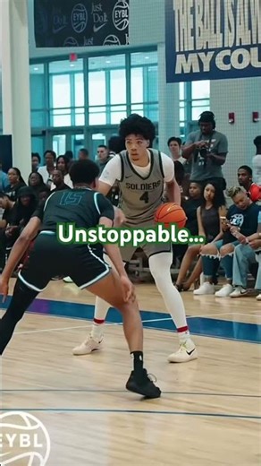Number 1 ranked 5 ⭐️ Tyran Stokes unstoppable and unpredictable.#basketball #eybl #unstoppable