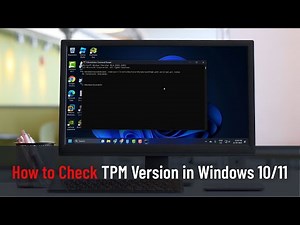 How to Check TPM Version in Windows 10/11