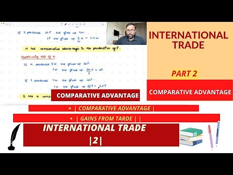 [International Trade] Law of Comparative Advantage | Meaning | Gains from Trade | 2 |