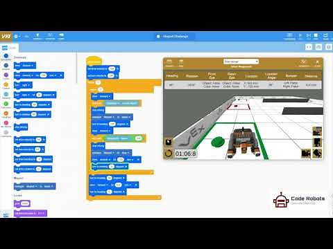 VexCode VR Disk Mover Challenge