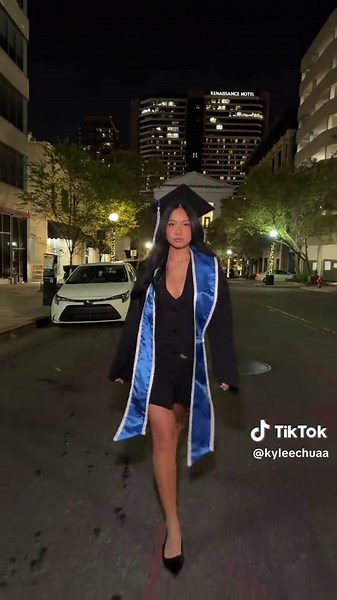 Walking Gracefully at Graduation Ceremony