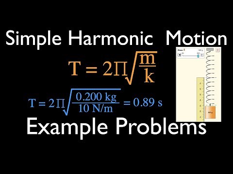 Simple Harmonic Motion (12 of 16): Example Problems