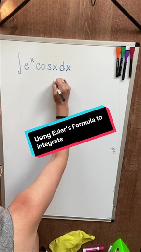 Integrate e^x cos x Using Euler’s Formula