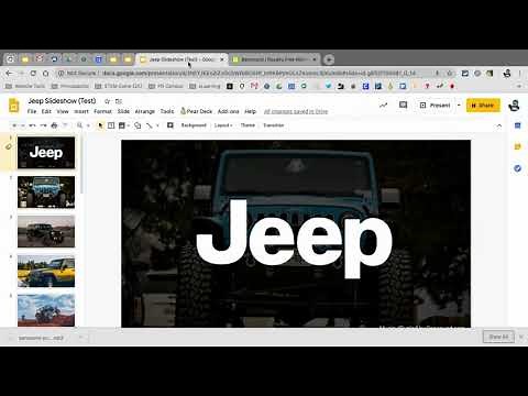 Google Slides Photo Slideshow (with Music)