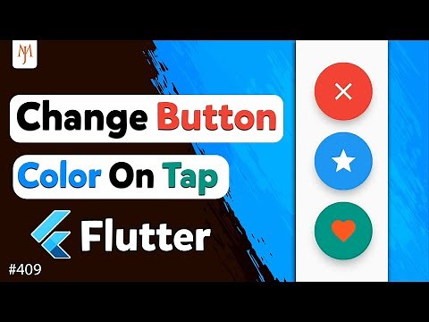 Flutter Tutorial - Change Elevated Button Color On Tap