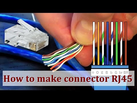How To Crimping Ethernet RJ45 Cable | RJ45 Color Code | Tutorial 2022