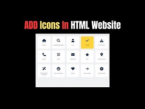 🖥️ How to Add Icons in HTML Website 🔥 | Boost Your Web Design Like a PRO! 🚀