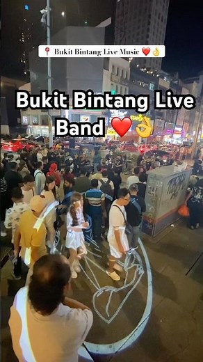 📍Kuala Lumpur 🇲🇾 2025 | Night Street Walk | Bukit Bintang Nightlife | Live Music👌
