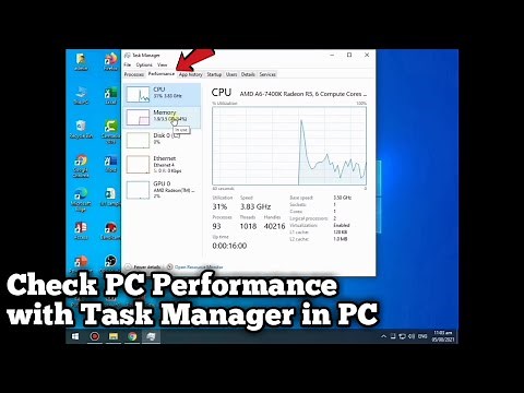 How to Check PC Performance with Task Manager in Windows 10 PC