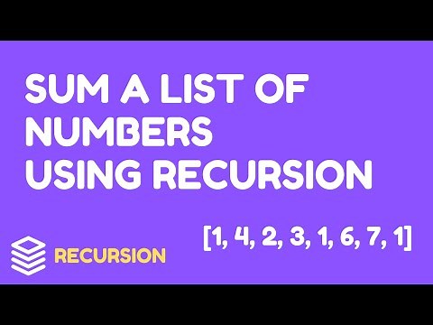 Summation of a list of numbers using recursion in Python