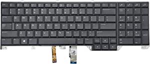 ANTWELON Replacement Laptop Keyboard Backlit for DELL Alienware 17 R4 R5 P31E Backlight US Layout