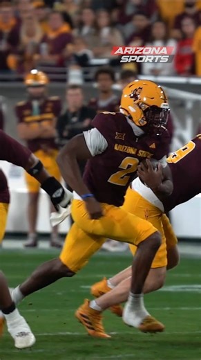 ASU QB Jeff Sims broke the glass on scoring in the Territorial Cup with a 27-yard touchdown run in the second quarter to give the Sun Devils a 7-0 edge. | Arizona Sports