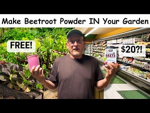 Making Beetroot Powder at Home Easily! From Your Garden