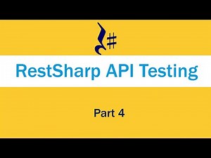 RestSharp: REST API testing using C# RestSharp and Json.NET - Part 4 | Data Driven Testing
