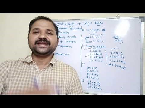 Optimization of Basic Blocks in compiler Design