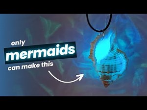 Glowing Seashell Necklace: Easy DIY...for Mermaids