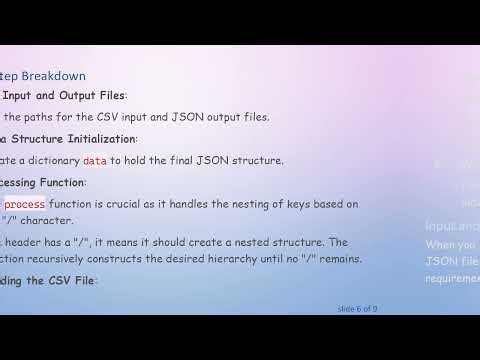 Convert CSV with Nested Headers to JSON
